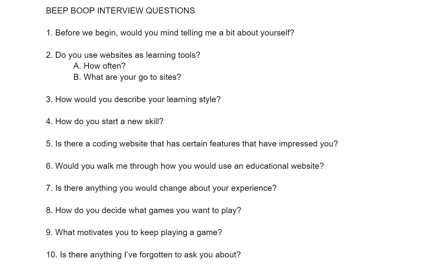 interbiew qs
